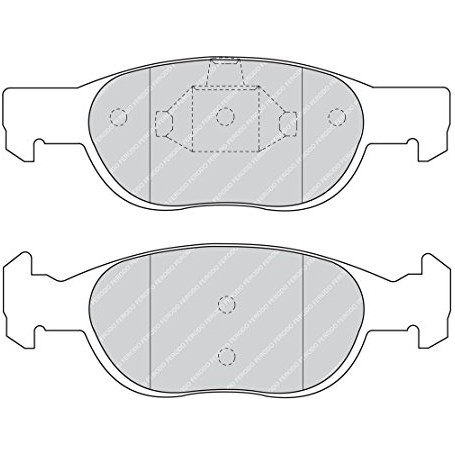 PASTIGLIE FRENO ANTERIORI FIAT PUNTO 16V - LPR