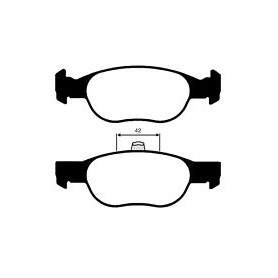 PASTIGLIE FRENO ANTERIORI FIAT PUNTO 16V - LPR