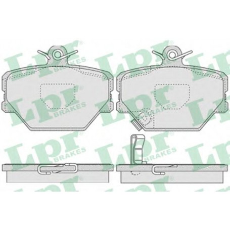 PASTIGLIE FRENO ANTERIORI SMART - FERODO