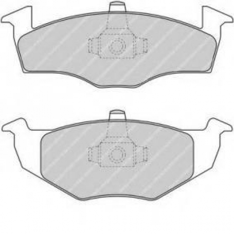 PASTIGLIE FRENO ANTERIORI VOLKSWAGEN POLO - LUPO -IBIZA - FERODO