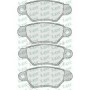 PASTIGLIE FRENO POSTERIORI OPEL ASTRA G - ZAFIRA A DISP RAL (LPR) 05P699 POSIZ.ORIGINALE
