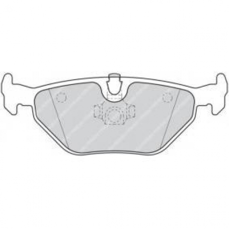 PASTIGLIE FRENO POSTERIORI BMW SERIE 3 - Z3 - Z4 - FERODO