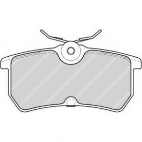 PASTIGLIE FRENO POSTERIORI FORD FOCUS I- FERODO