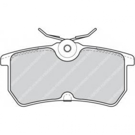 PASTIGLIE FRENO POSTERIORI FORD FOCUS I- FERODO