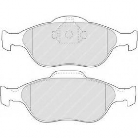 PASTIGLIE FRENO ANTERIORE FORD FIESTA - PUMA - FERODO