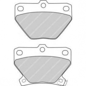PASTIGLIE FRENO POSTERIORI TOYOTA YARIS VERSO - FERODO