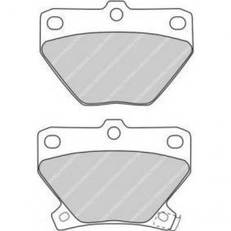 PASTIGLIE FRENO POSTERIORI TOYOTA YARIS VERSO - FERODO
