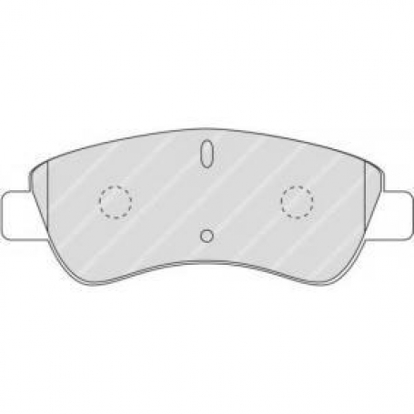 PASTIGLIE FRENO ANTERIORI CITROEN C3 II - PEUGEOT 207 - FERODO UGUALE A FDB4066