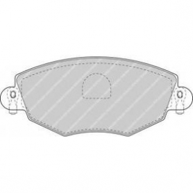 PASTIGLIE FRENO ANTERIORI FORD MONDEO III - FERODO