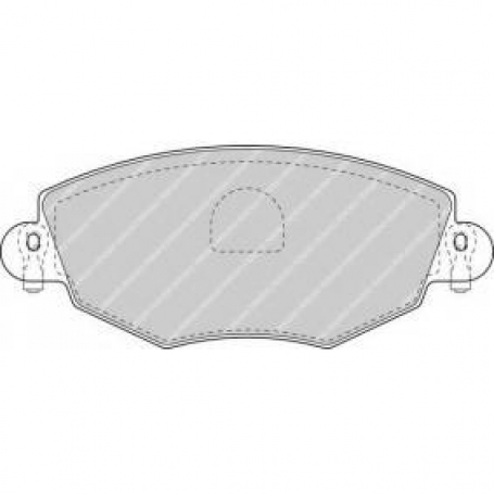 PASTIGLIE FRENO ANTERIORI FORD MONDEO III - FERODO