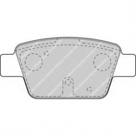 PASTIGLIE FRENO POSTERIORI ALFA ROMEO MITO - FIAT - FERODO