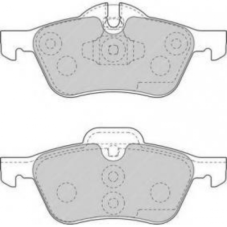 PASTIGLIE FRENO ANTERIORI MINI ONE - COOPER - FERODO