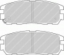05P524 - FDB1017 - PASTIGLIE FRENO POSTERIORI OPEL FRONTERA - ISUZU TROOPER - TICROULAND CASSA 52