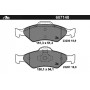 FDB1393 -PASTIGLIE FRENO ANTERIORI FORD FIESTA - KA - MARCA MOTORCRAFT CASSA52/A