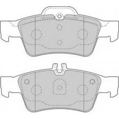 PASTIGLIE FRENO POSTERIORI MERCEDES CLASSE E 