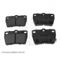 PASTIGLIE FRENO POSTERIORI TOYOTA RAV 4 II BLUEPRINT ADT342122 POSIZ.ORIGINALE
