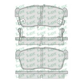 FDB1532 - PASTIGLIE FRENO ANTERIORI SUZUKI IGNIS II - CARRI LPR 05P796