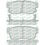 05P796 -FDB1532 PASTIGLIE FRENO ANTERIORI SUZUKI IGNIS II - CARRI LPR 05P796