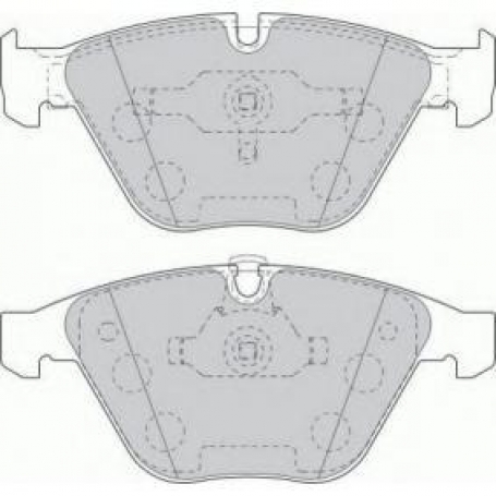 PASTIGLIE FRENO ANTERIORI BMW SERIE 3 - SERIE 5 - FERODO CODICE BMW 34116794916