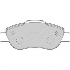 PASTIGLIE FRENO ANTERIORI FIAT PANDA 