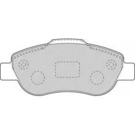 PASTIGLIE FRENO ANTERIORI FIAT PANDA 