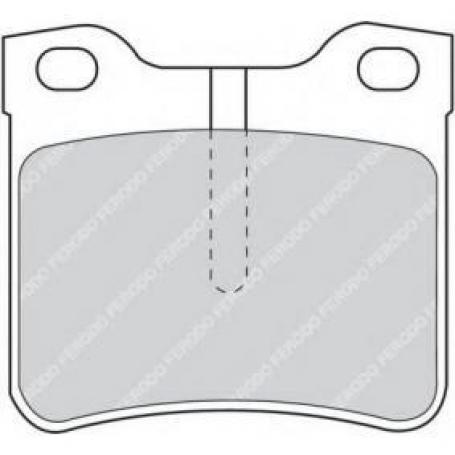 PASTIGLIE FRENO POSTERIORI MERCEDES VITO CASSA 52/A MARCA ATE - FRENDO