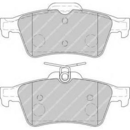 PASTIGLIE FRENO POSTERIORI OPEL VECTRA C 
