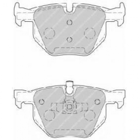 PASTIGLIE FRENO POSTERIORI BMW SERIE 3 FERODO