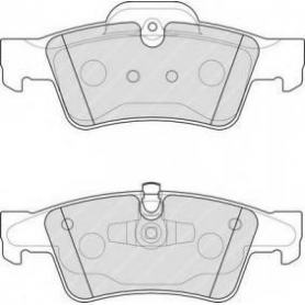 PASTIGLIE FRENO POSTERIORI MERCEDES CLASSE M - R - CLS 