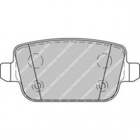 PASTIGLIE FRENO POSTERIORI FORD FOCUS II - FERODO