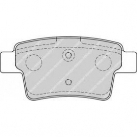 PASTIGLIE FRENO POSTERIORI CITROEN C4 PICASSO - GRAN PICASSO 
