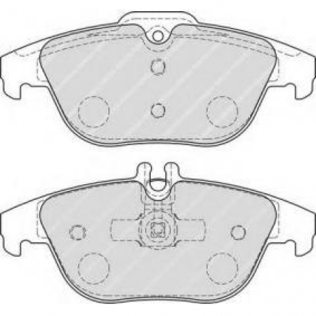 PASTIGLIE FRENO POSTERIORI MERCEDES CLASSE C 180 BOSCH 0986494162