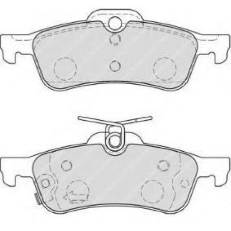 PASTIGLIE FRENO POSTERIORI TOYOTA YARIS - HONDA CIVIC - 