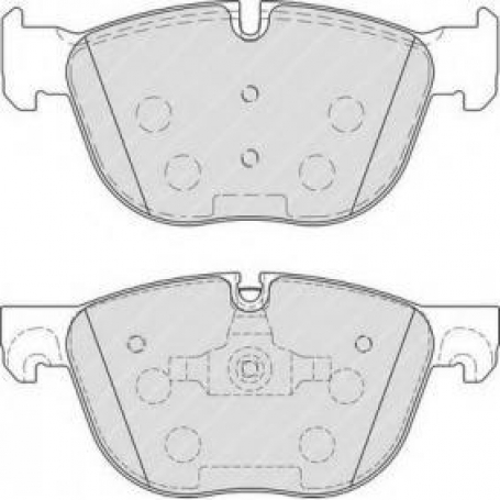PASTIGLIE ANTERIORI BMW X5 - X6 BOSCH 0986494191 
