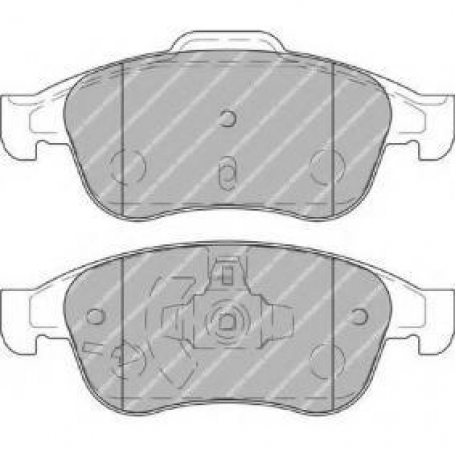 PASTIGLIE FRENO ANTERIORI DACIA DUSTER - MEGANE III