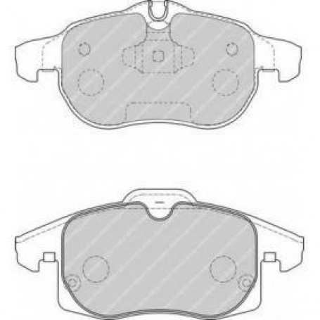 FDB4188 - PASTIGLIE FRENO ANTERIORI OPEL ASTRA H