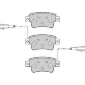 PASTIGLIE FRENO POSTERIORI FIAT PUNTO EVO - GNC P1702