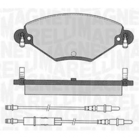 FDB1411 - PASTIGLIE FRENO ANTERIORI CITROEN C5 2.0 16V - 2.0 HDI JURID CASSA 54/A