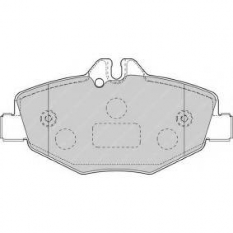 PASTIGLIE FRENO ANTERIORI MERCEDES CLASSE E (W211) CASSA 55/A