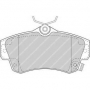 FDB1442 - PASTIGLIE FRENO ANTERIORI CHRYSLER PT CRUISER 1.6 - 2.0 - 2.0 CRD CASSA 55/A