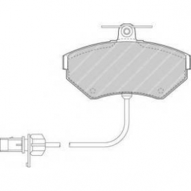 PASTIGLIE FRENO ANTERIORI VOLKSWAGEN PASSAT - AUDI A4 CASSA 55/A