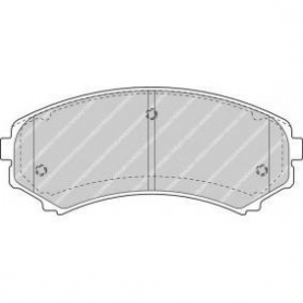 PASTIGLIE FRENO ANTERIORI MITSUBISHI PAJERO III CASSA 55/A