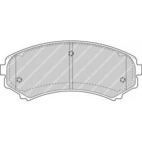PASTIGLIE FRENO ANTERIORI MITSUBISHI PAJERO III CASSA 55/A