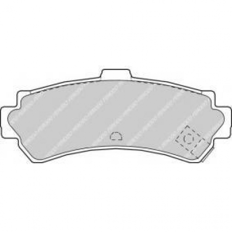PASTIGLIE FRENO POSTERIORI NISSAN ALMERA FERODO