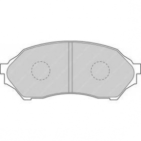 677981 - PASTIGLIE FRENO ANTERIORI TIC ROULANDS MAZDA 323 CASSA 56/A