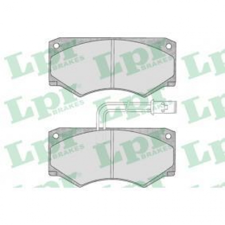 FVR516 - PASTIGLIE FRENO ANTERIORI IVECO DAILY I - II BELL BRAKES BB001097 CASSA 57/A