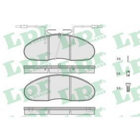 FVR792 - PASTIGLIE FRENO ANTERIORI NISSAN DISPONIBILI MK D1269M CASSA 58/A