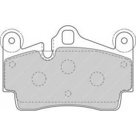 PASTIGLIE FRENO POSTERIORI AUDI Q7 - PORSCHE CAYENNE DISPONIBILI FERODO CASSA 59/A