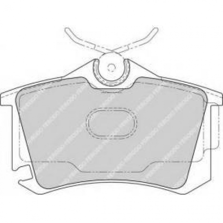 PASTIGLIE FRENO POSTERIORI AUDI A2 - A3 - VOLKSWAGEN GOLF V FERODO CASSA 59/A
