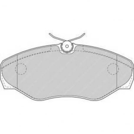 PASTIGLIE FRENO ANTERIORE RENAULT TRAFIC - OPEL VIVARO - TRW GDB1466 CASSA 59/A